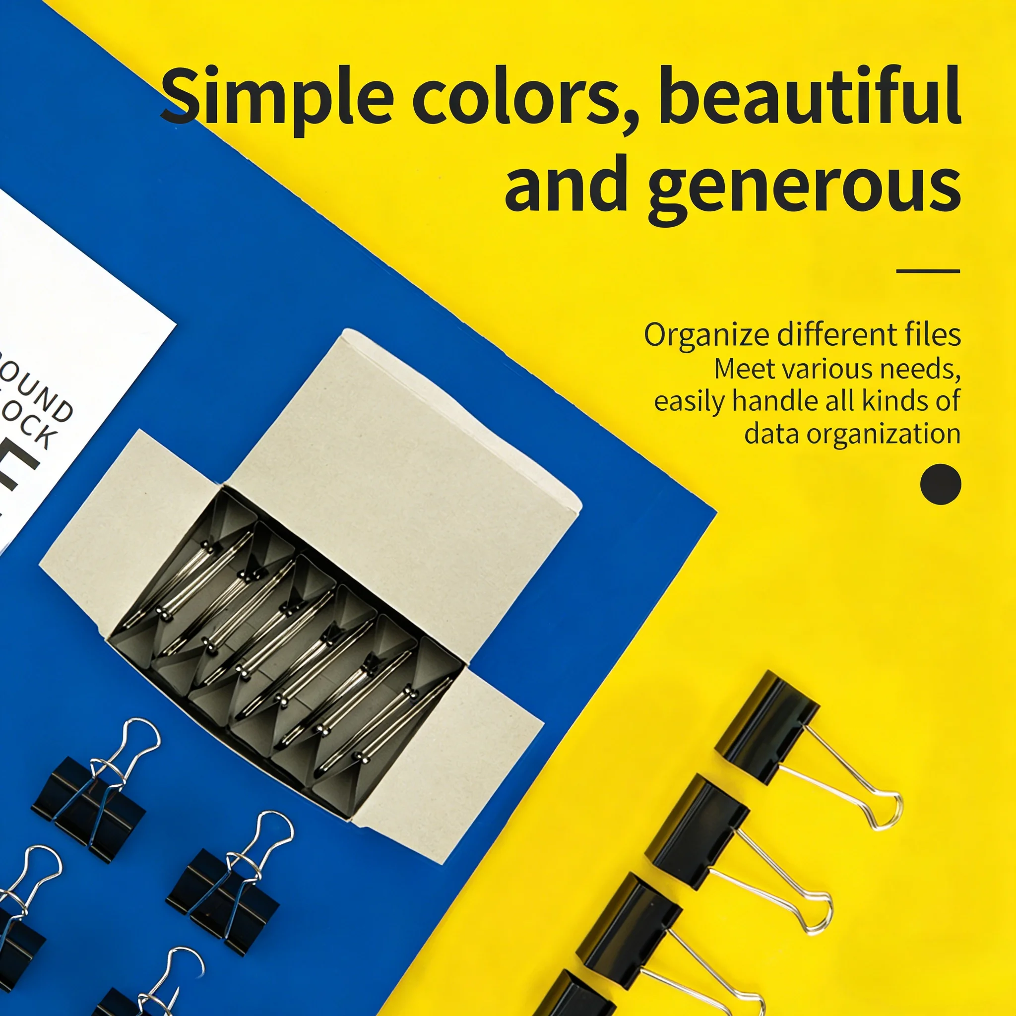 954 Series Black Binder Clips  - огляд і ціна Binder Clip Assorted