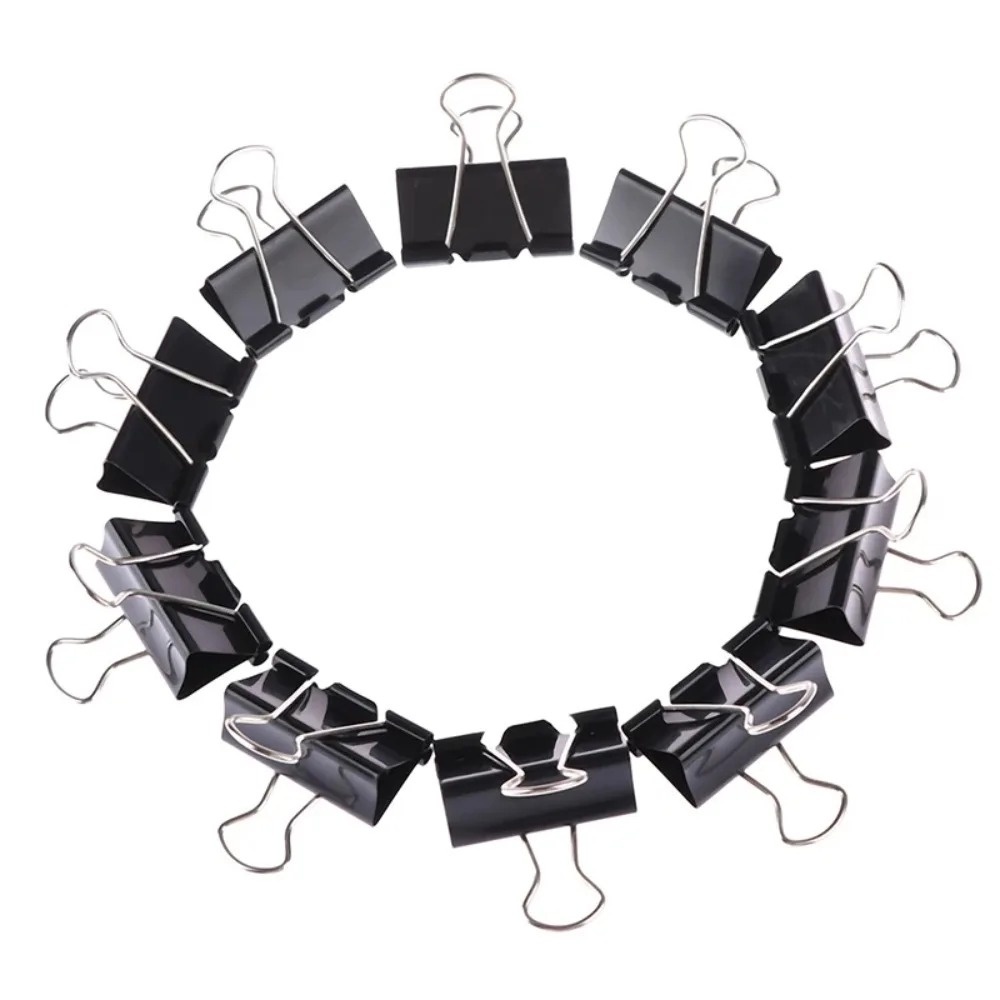 10 pieces Metal Paper Clip 19  - огляд і ціна Binder Clip Assorted